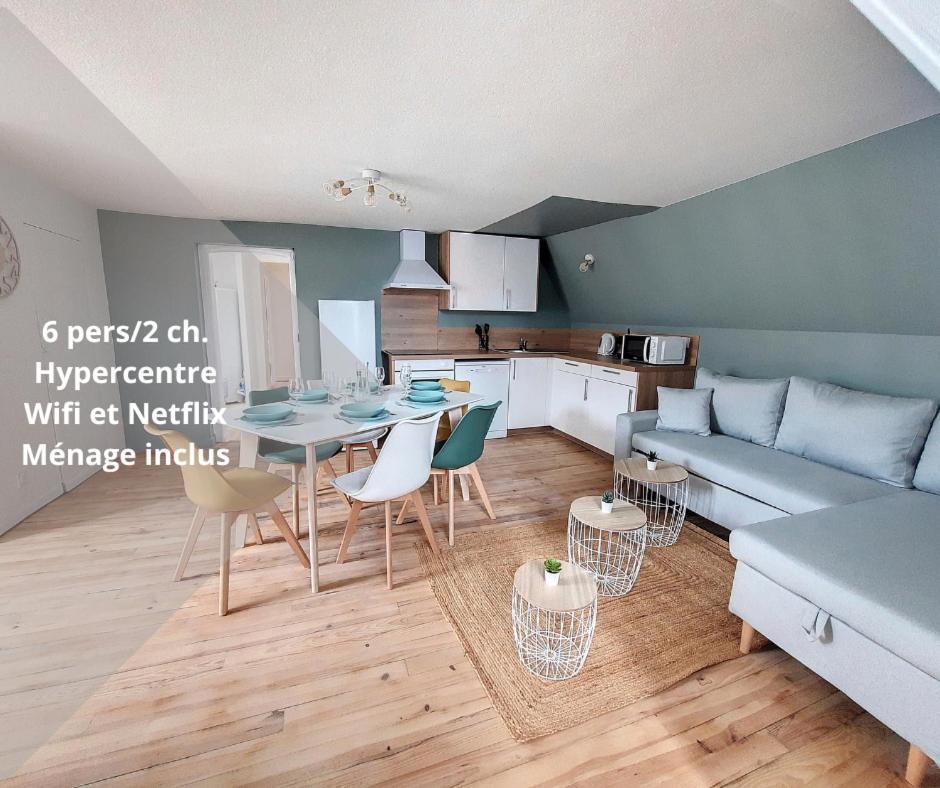 Le Pic*Wifi*Netflix*Menage Inclus Appartement Bagnères-de-Bigorre Buitenkant foto